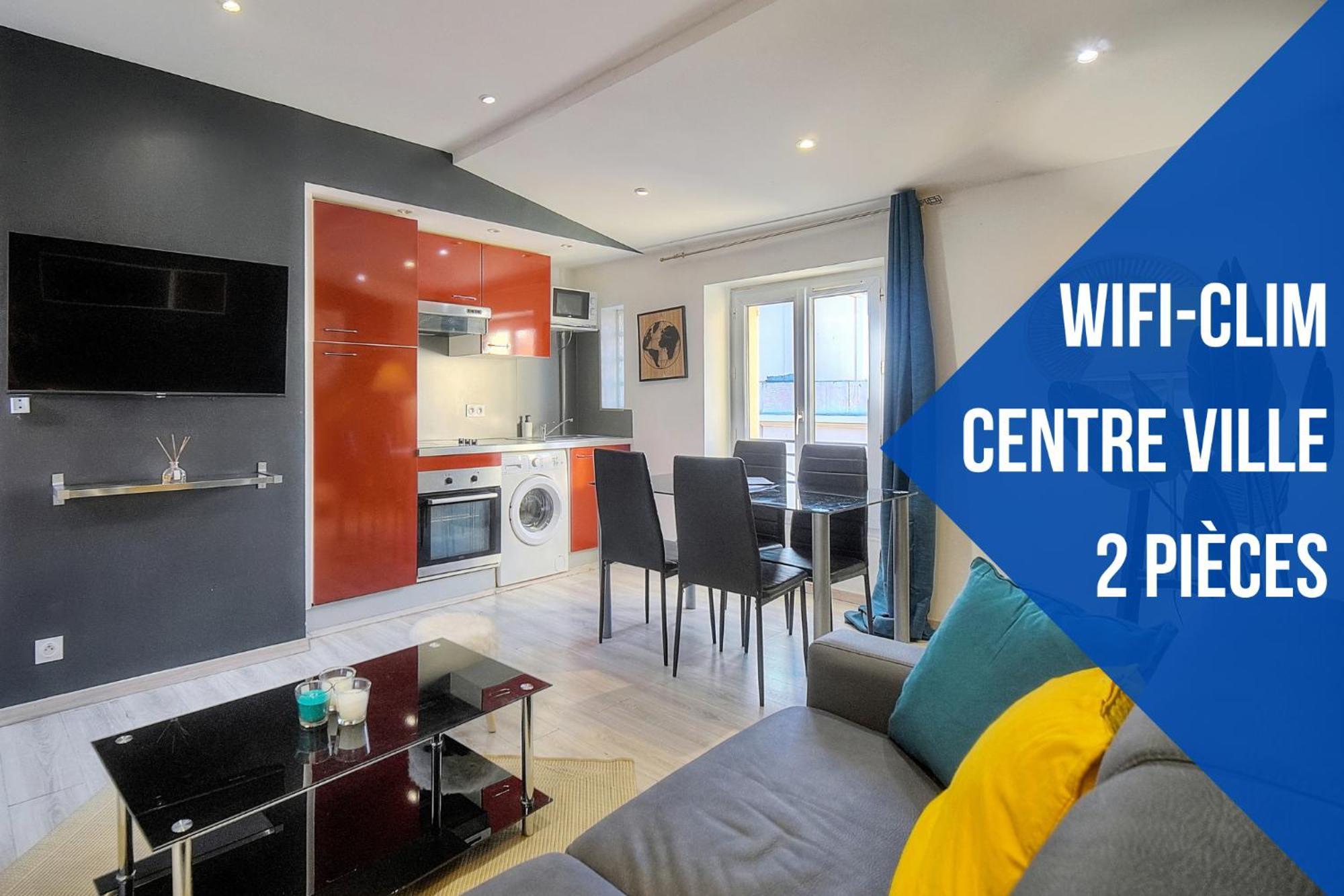 شقة Le Chris - Centre - Wifi - Verriere Cote D'Azur كان الغرفة الصورة