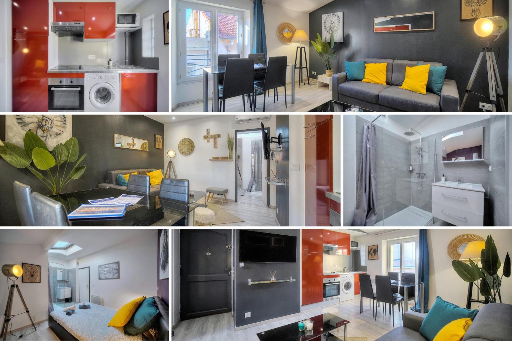 شقة Le Chris - Centre - Wifi - Verriere Cote D'Azur كان الغرفة الصورة